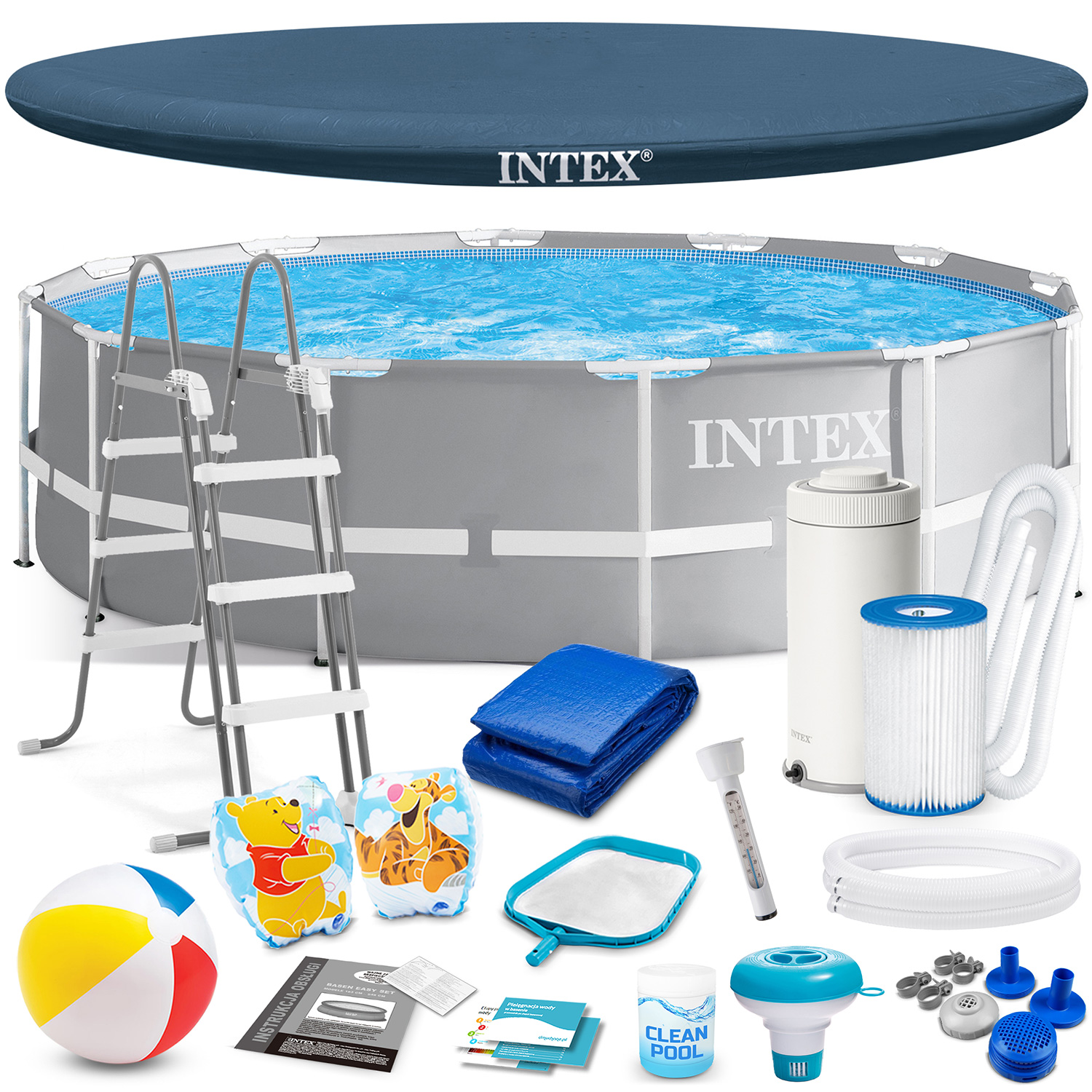 Raamiga aiabassein 366 x 99 cm 17-in-1 INTEX 26716
