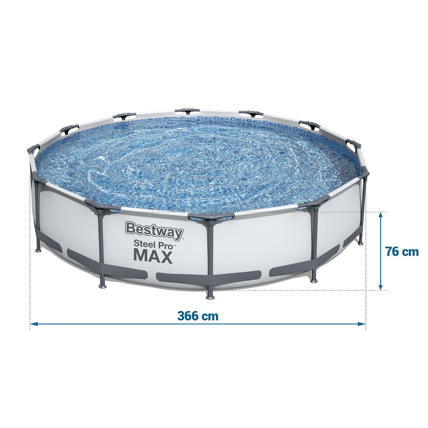 Raamiga aiabassein 366 x 76 cm 9-ühes Bestway 56416 - Image 6