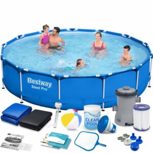 Raamiga aiabassein 396 x 84 cm 16-ühes Bestway 5612E