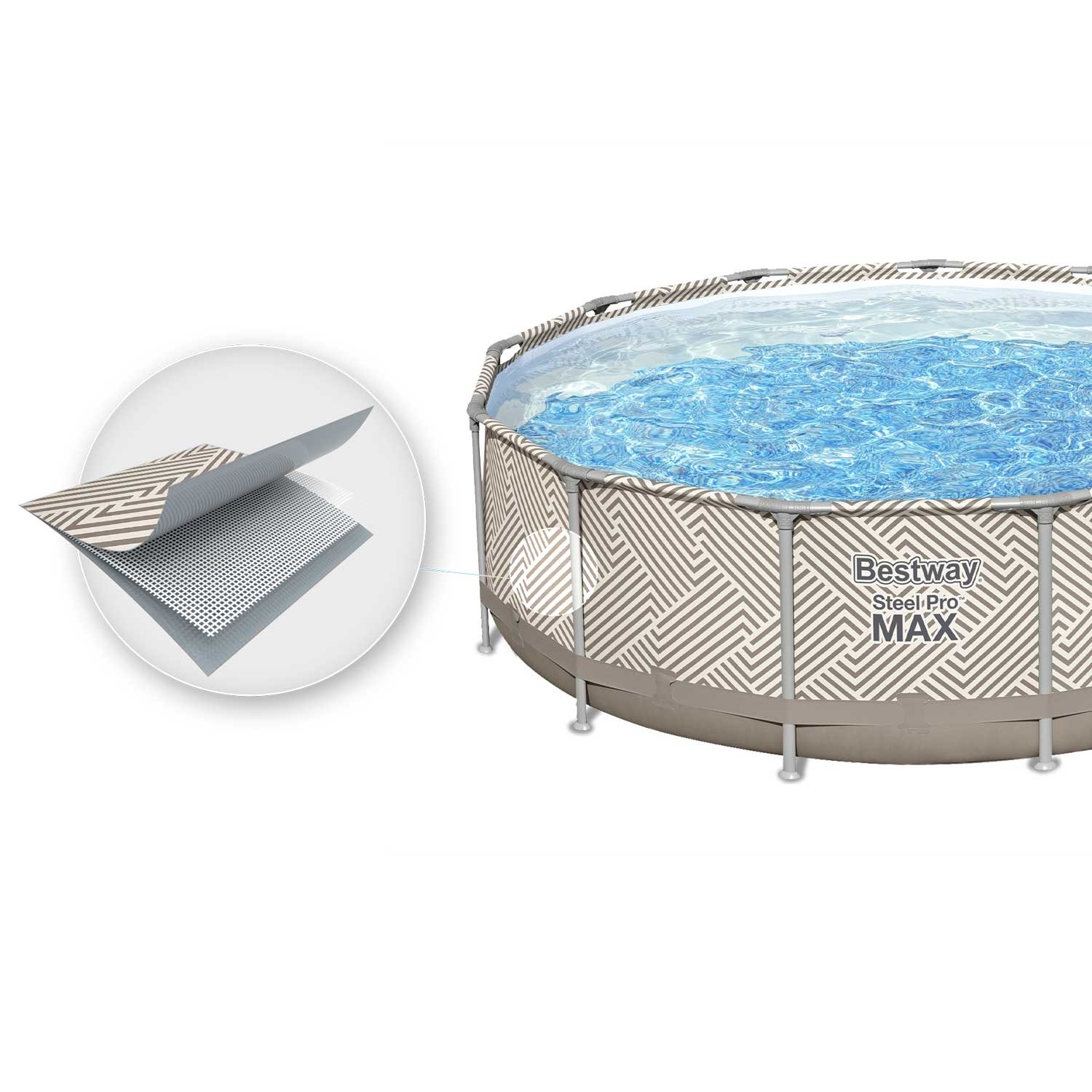 Raamiga aiabassein 396 x 107 cm 11-ühes Bestway 561FY - Image 6