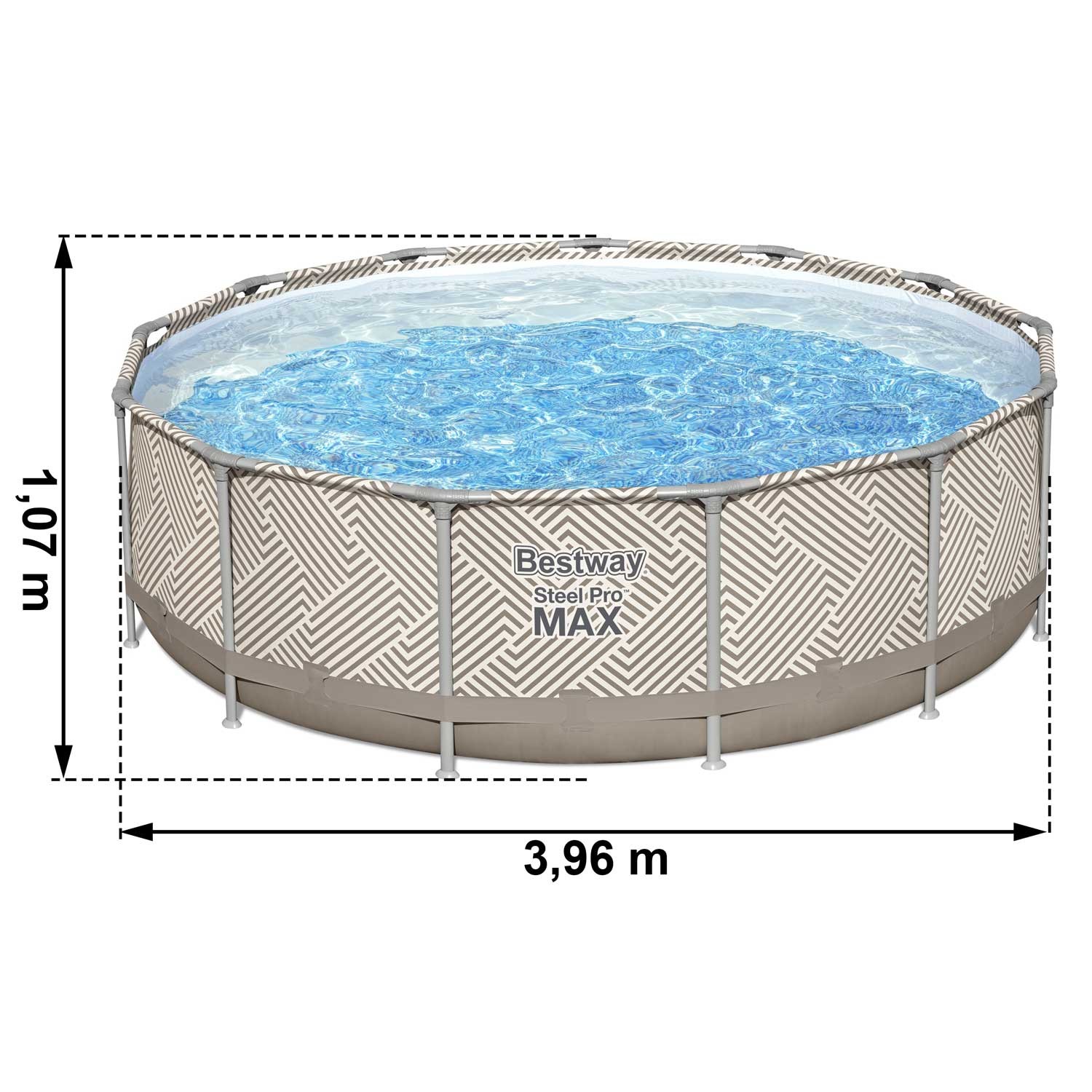 Raamiga aiabassein 396 x 107 cm 11-ühes Bestway 561FY - Image 7