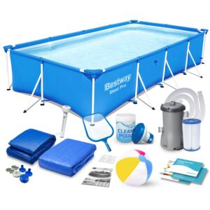 Raamiga aiabassein 400 x 211 x 81 cm 15-ühes Bestway 56405