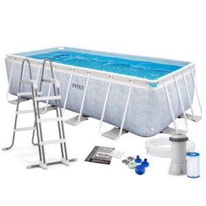 Raamiga aiabassein 400 x 200 x 100 cm 4-ühes INTEX 26780