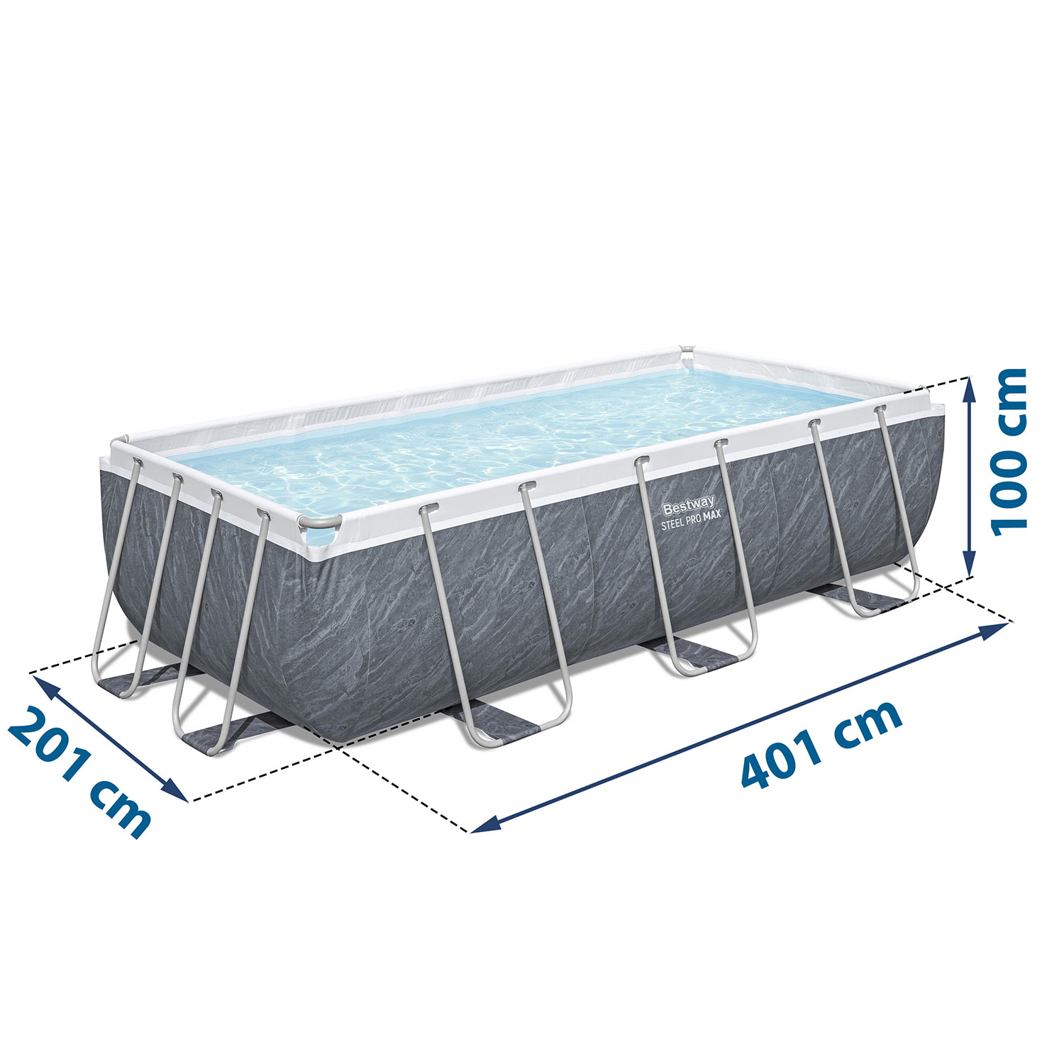 Raamiga aiabassein 404 x 201 x 100 cm 11-ühes Bestway 56721 - Image 15
