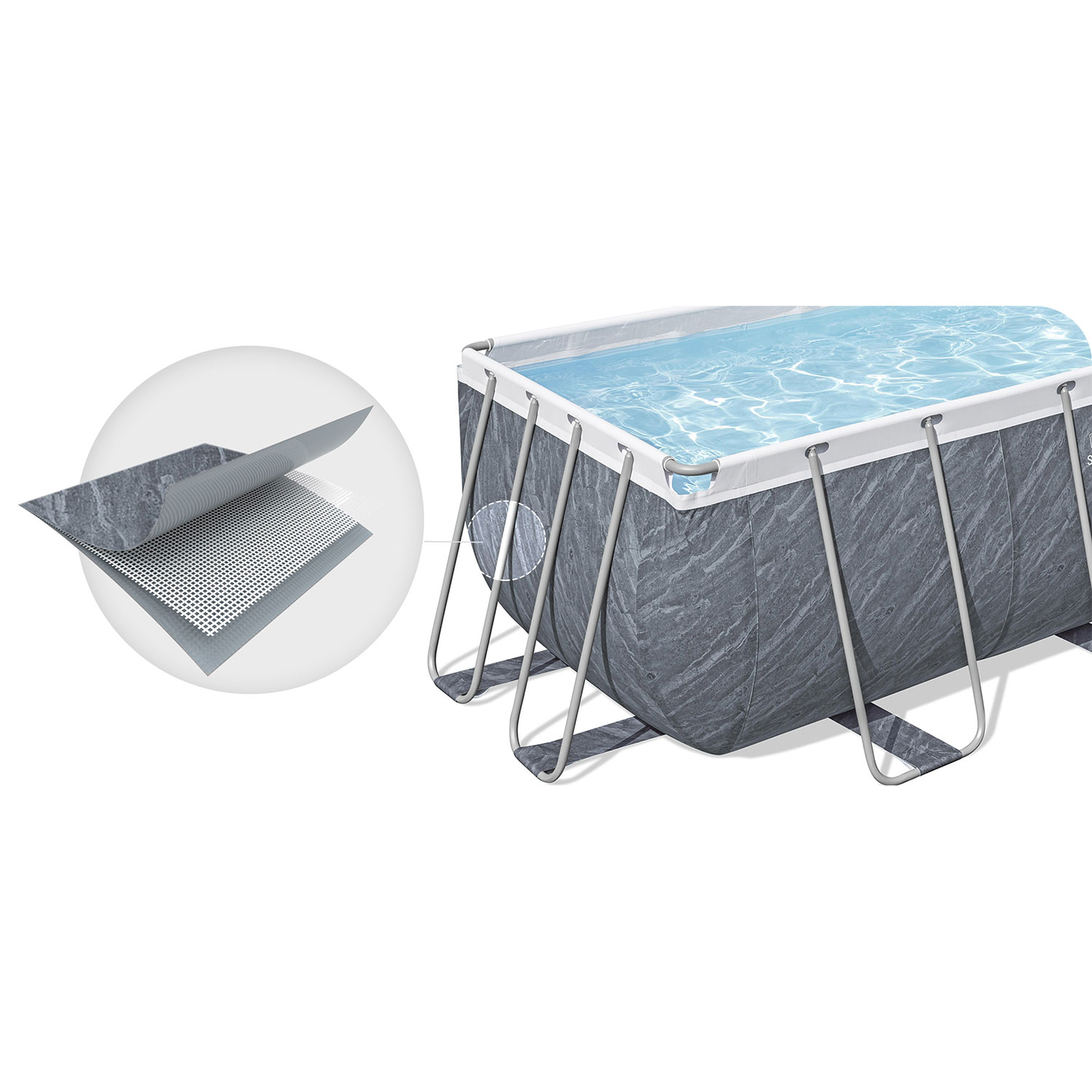 Raamiga aiabassein 404 x 201 x 100 cm 18-ühes Bestway 56721 - Image 8