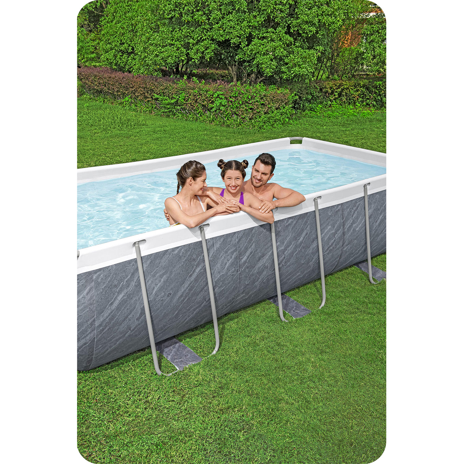 Raamiga aiabassein 404 x 201 x 100 cm 18-ühes Bestway 56721 - Image 6
