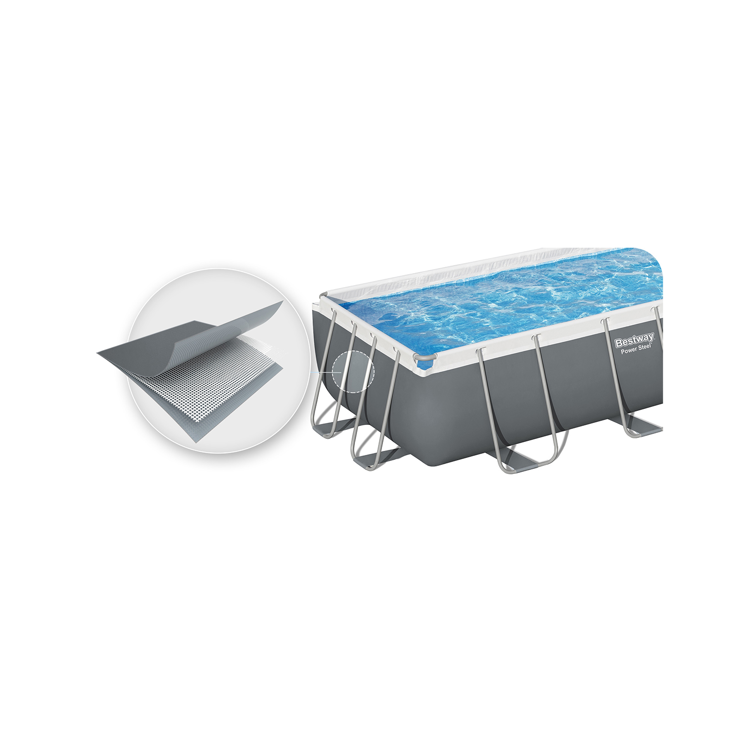 Raamiga aiabassein 404 x 201 x 100 cm 10 ühes 56442 Bestway - Image 8