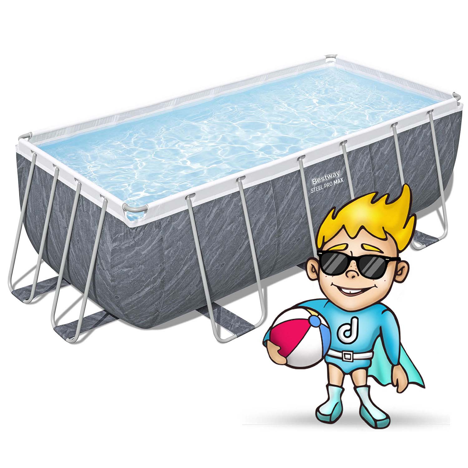 Raamiga aiabassein 412 x 201 x 122 cm 11 ühes Bestway 56722 - Image 3