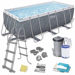 Raamiga aiabassein 412 x 201 x 122 cm 11 ühes Bestway 56722