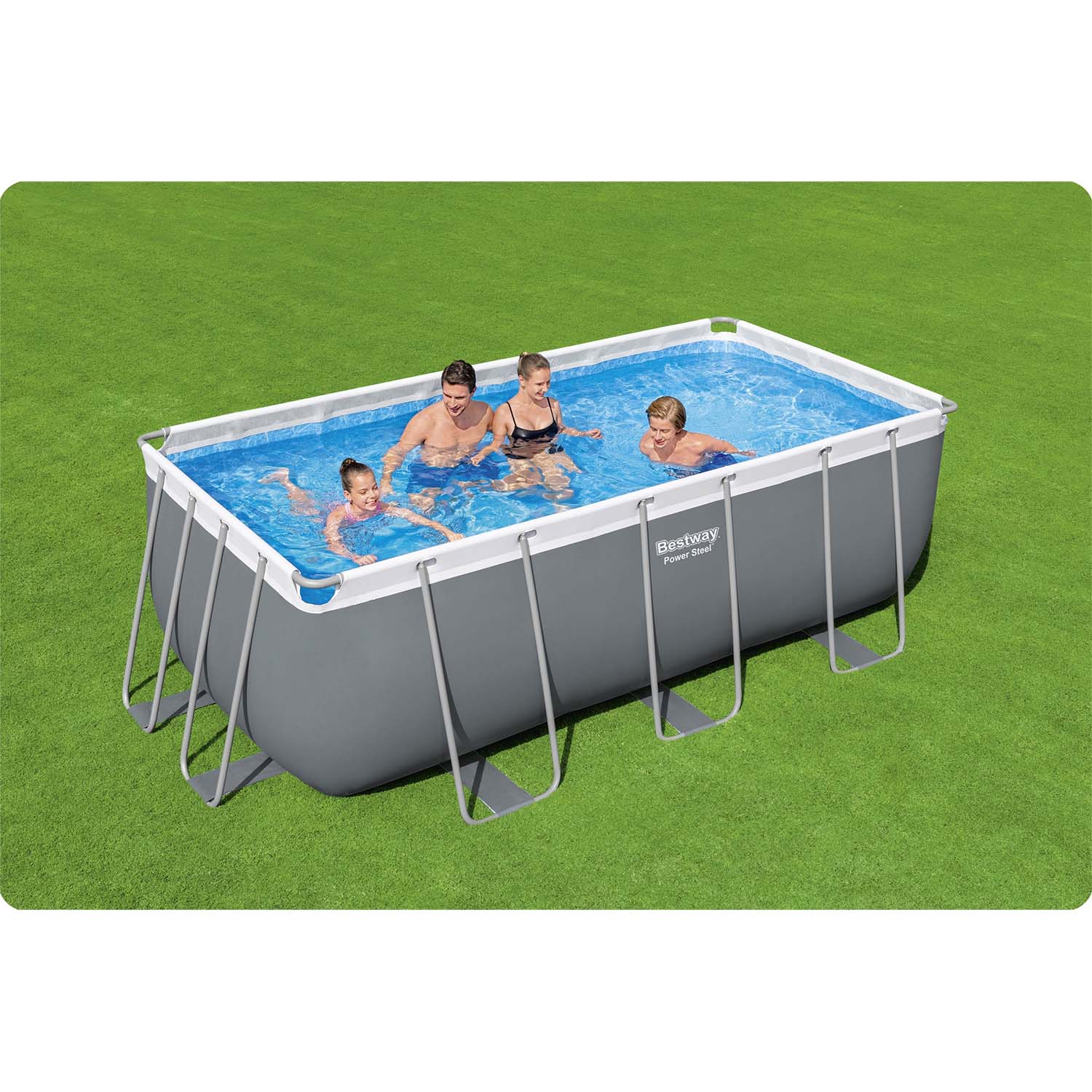 Raamiga aiabassein 412x201x122 cm 17in1 Bestway 56456N - Image 7
