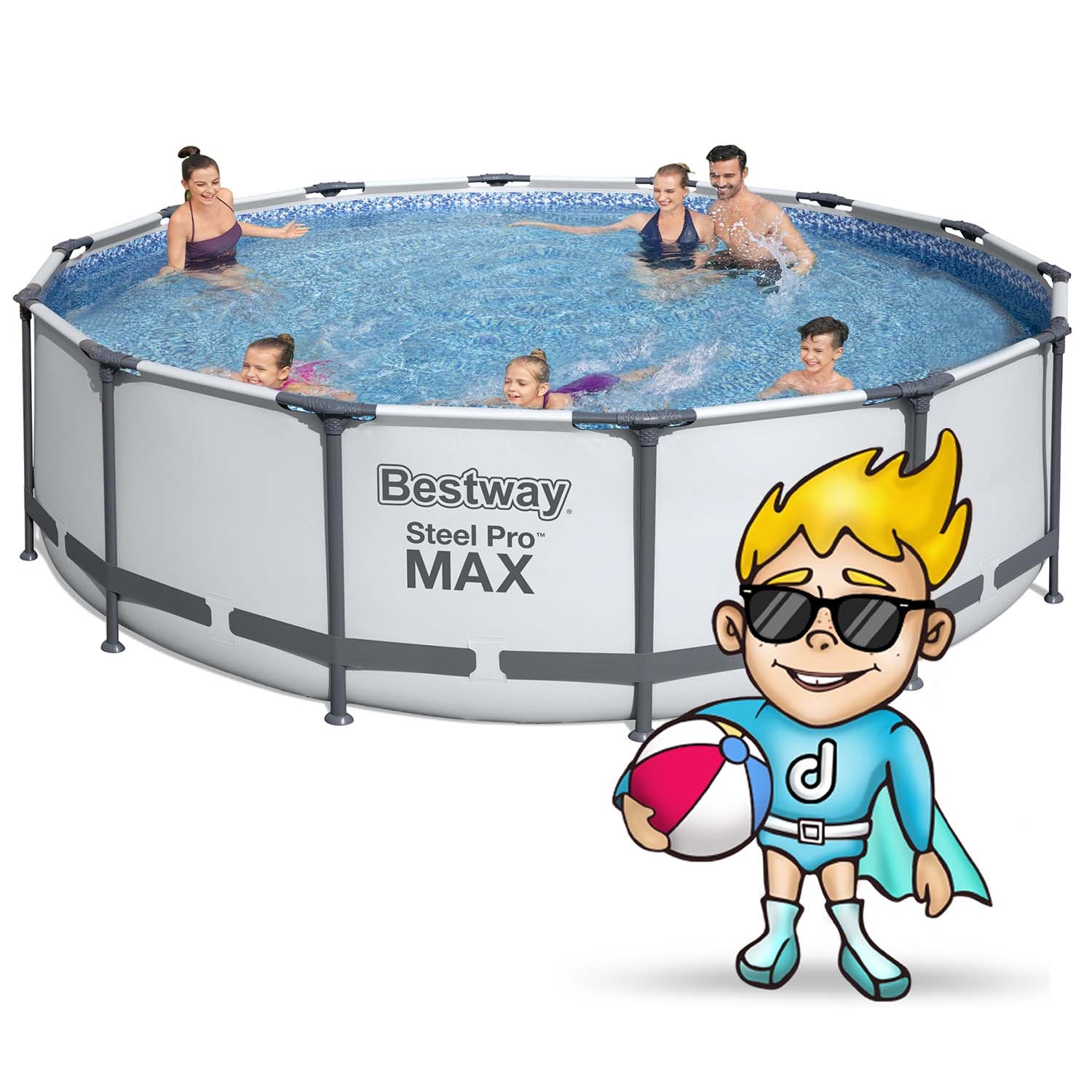 Raamiga aiabassein 427 x 107 cm 19-ühes Bestway 56950 - Image 3