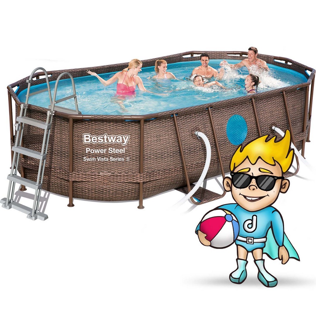 Raamiga aiabassein 427 x 250 x 100 cm 18-ühes Bestway 56714 - Image 4