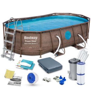 Raamiga aiabassein 427 x 250 x 100 cm 12-ühes Bestway 56714