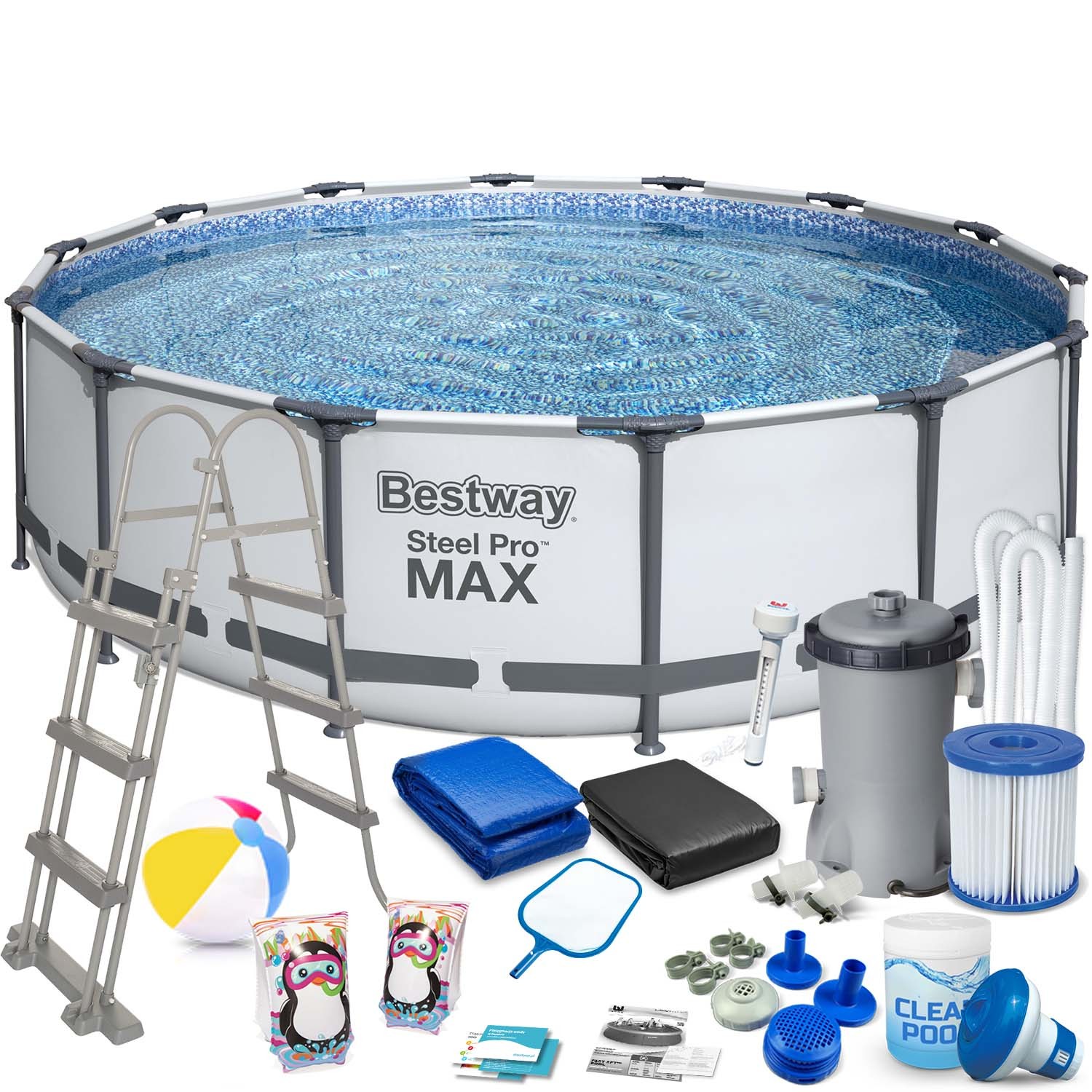 Raamiga aiabassein 427 x 107 cm 19-ühes Bestway 56950