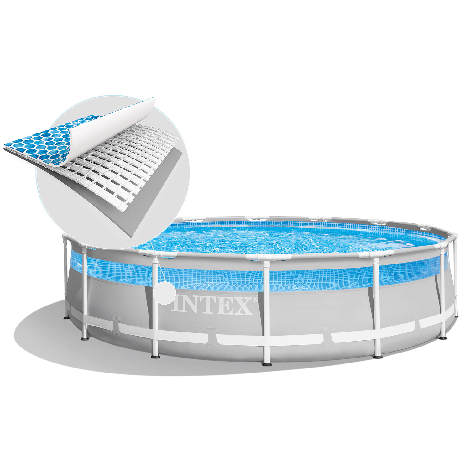 Raamiga aiabassein 427 x 107 cm 12-ühes INTEX 26722 - Image 2