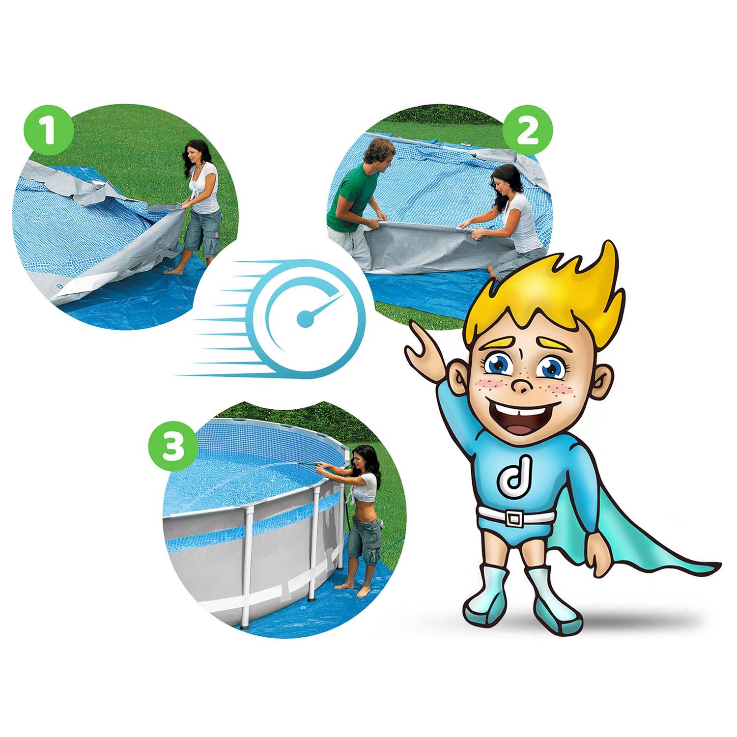 Raamiga aiabassein 427 x 107 cm 12-ühes INTEX 26722 - Image 10