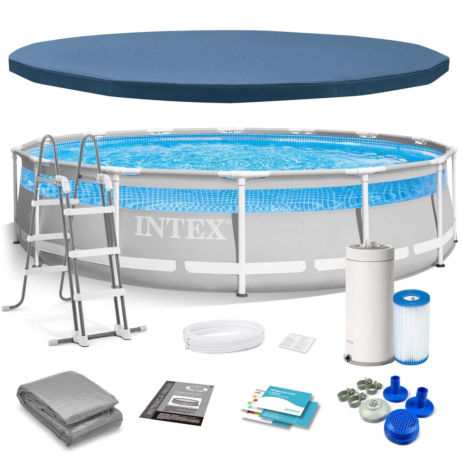 Raamiga aiabassein 427 x 107 cm 12-ühes INTEX 26722