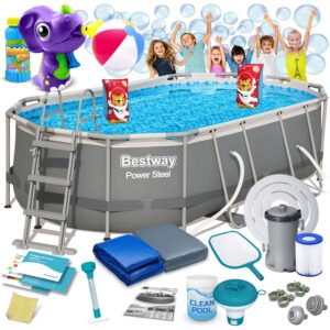 Raamiga aiabassein 427 x 250 x 100 cm 18-ühes Bestway 56620