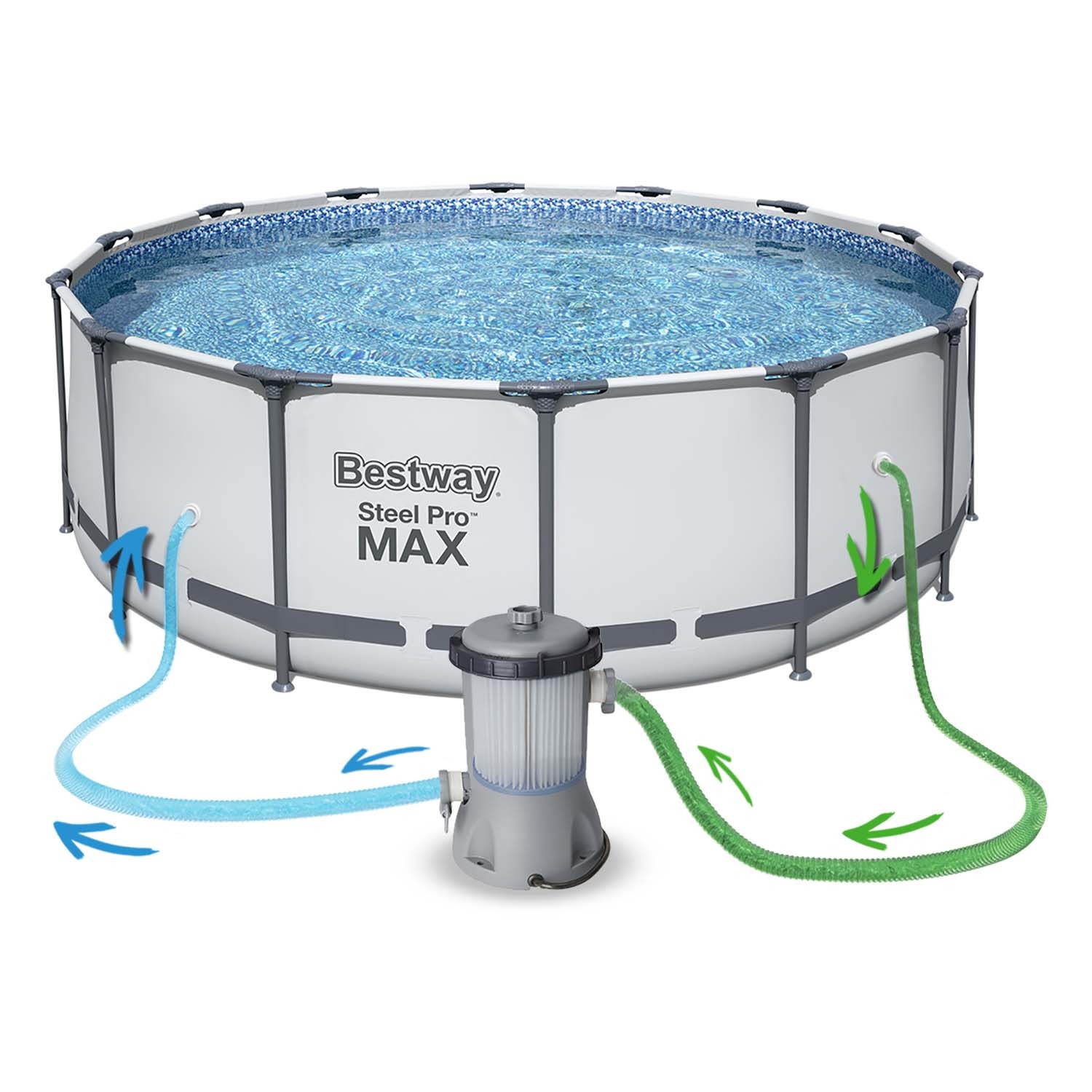 Raamiga aiabassein 457 x 122 cm 11 ühes Bestway 56438 - Image 2