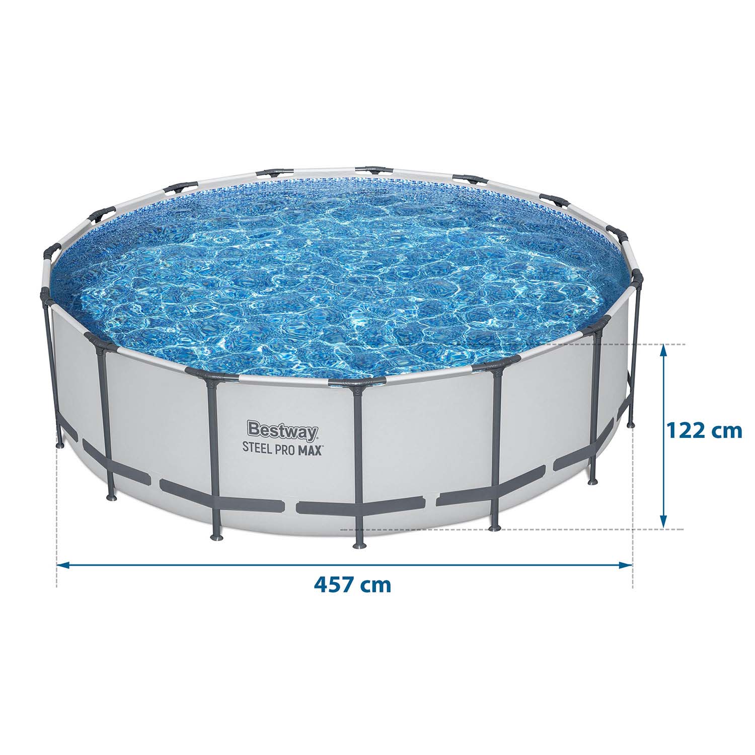 Raamiga aiabassein 457 x 122 cm 18-ühes Bestway 56438 - Image 9