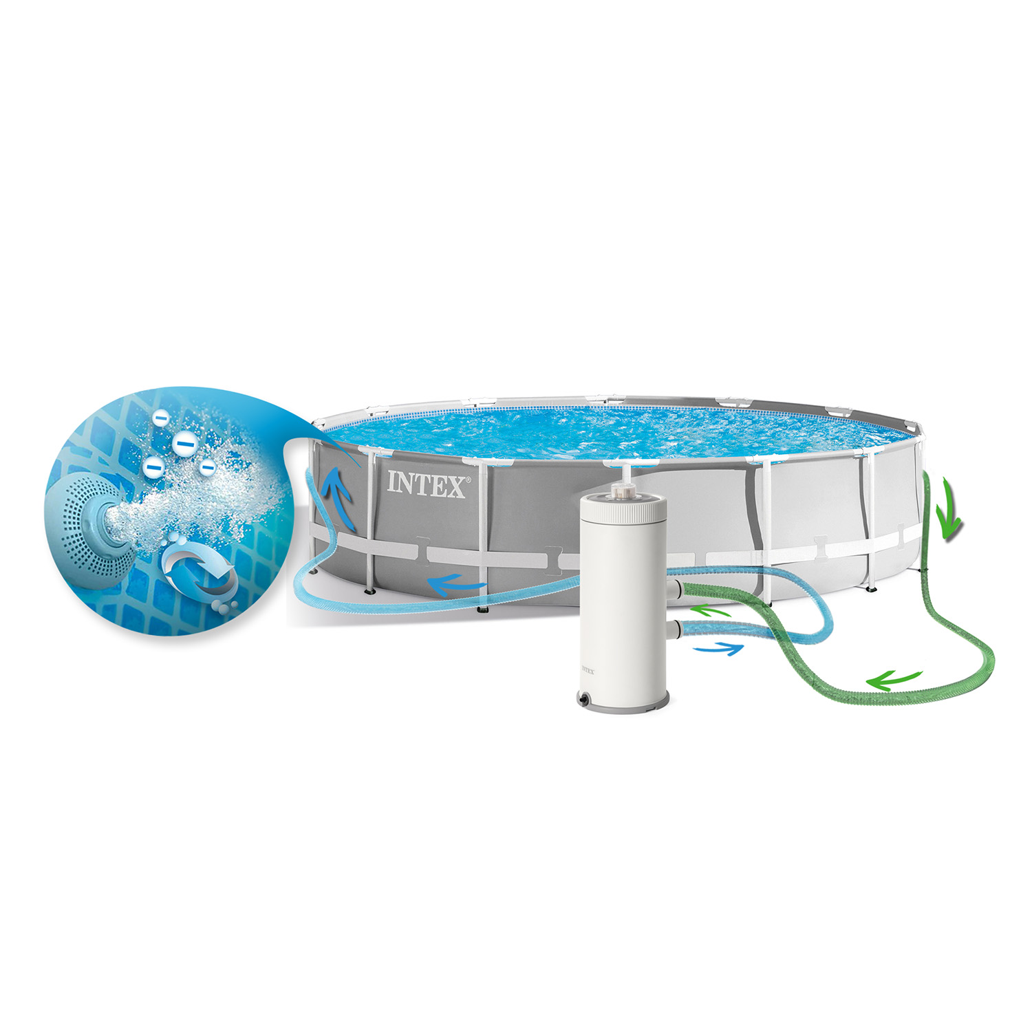 Raamiga aiabassein 457 x 107 cm 21 1 INTEX 26724 - Image 5