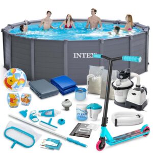 Raamiga aiabassein 478 x 124 cm 21-in-1 INTEX 26384 + TASUTA tõukeratas
