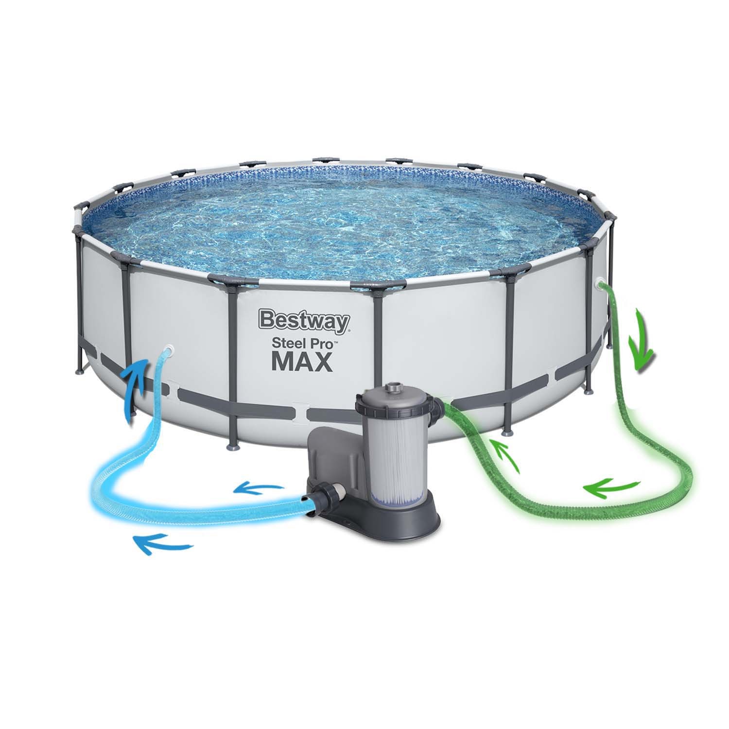 Raamiga aiabassein 488 x 122 cm 19-ühes Bestway 5612Z - Image 4