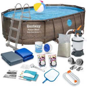 Raamiga aiabassein 488 x 305 x 107 cm 18-ühes Bestway 56946