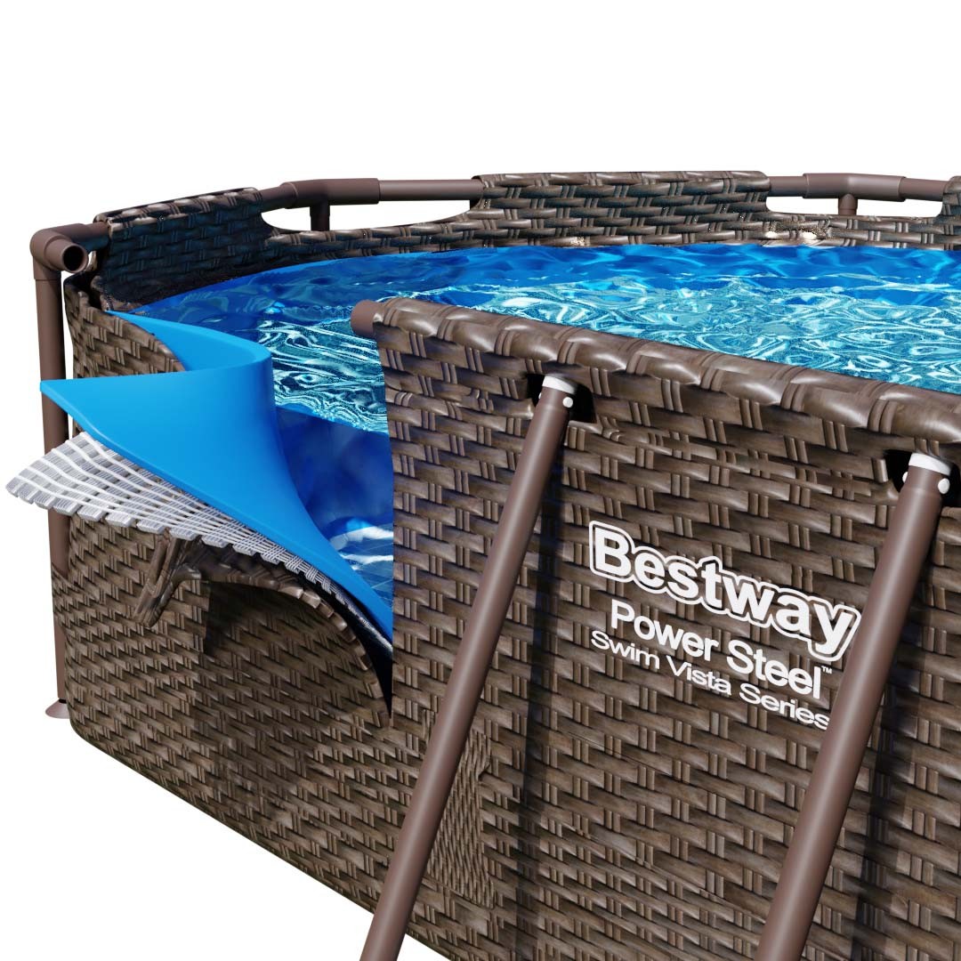 Raamiga aiabassein 488 x 305 x 107 cm 12-ühes Bestway 56946 - Image 3