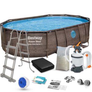 Raamiga aiabassein 488 x 305 x 107 cm 12-ühes Bestway 56946