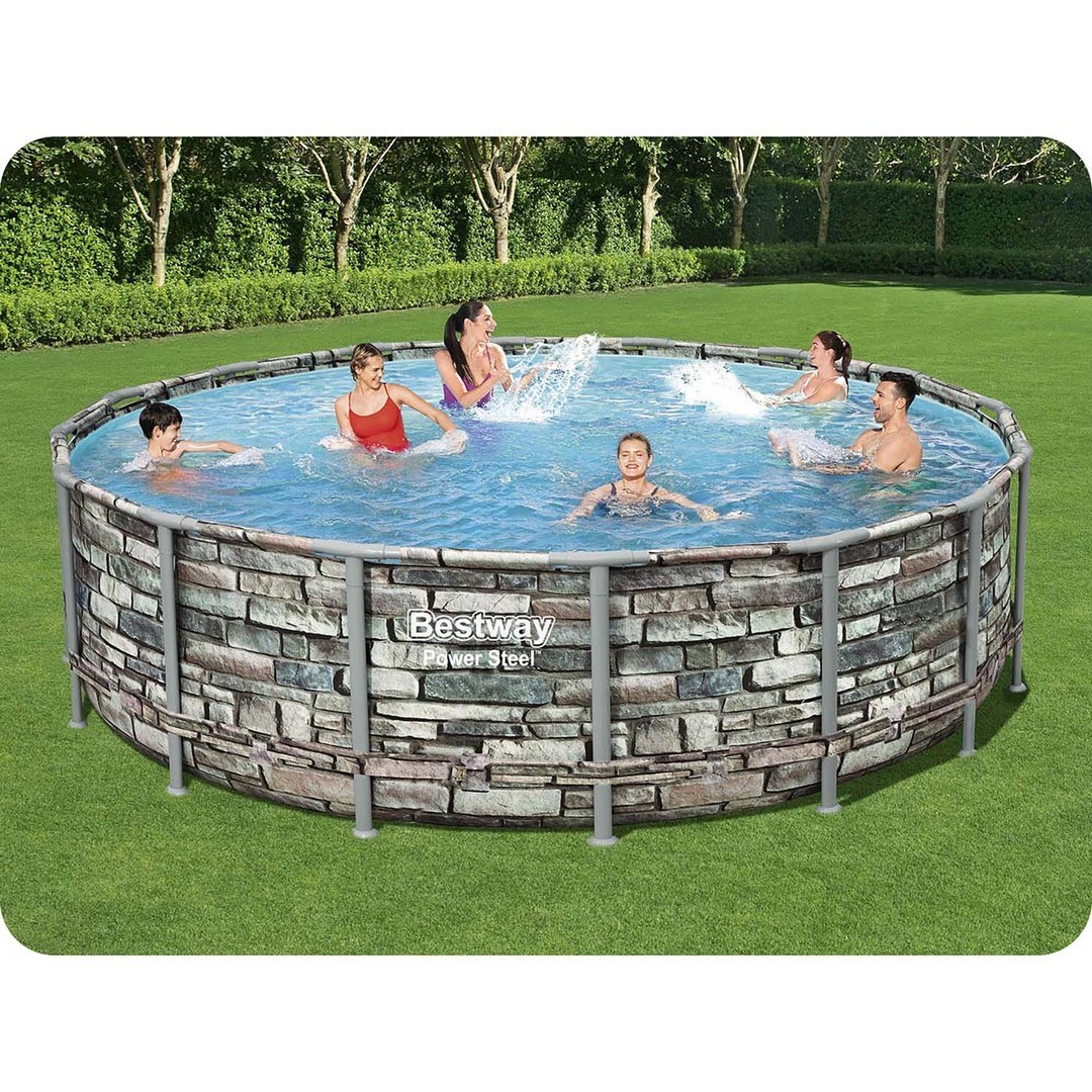 Raamiga aiabassein 488 x 122 cm 12-ühes Bestway 56966 - Image 4