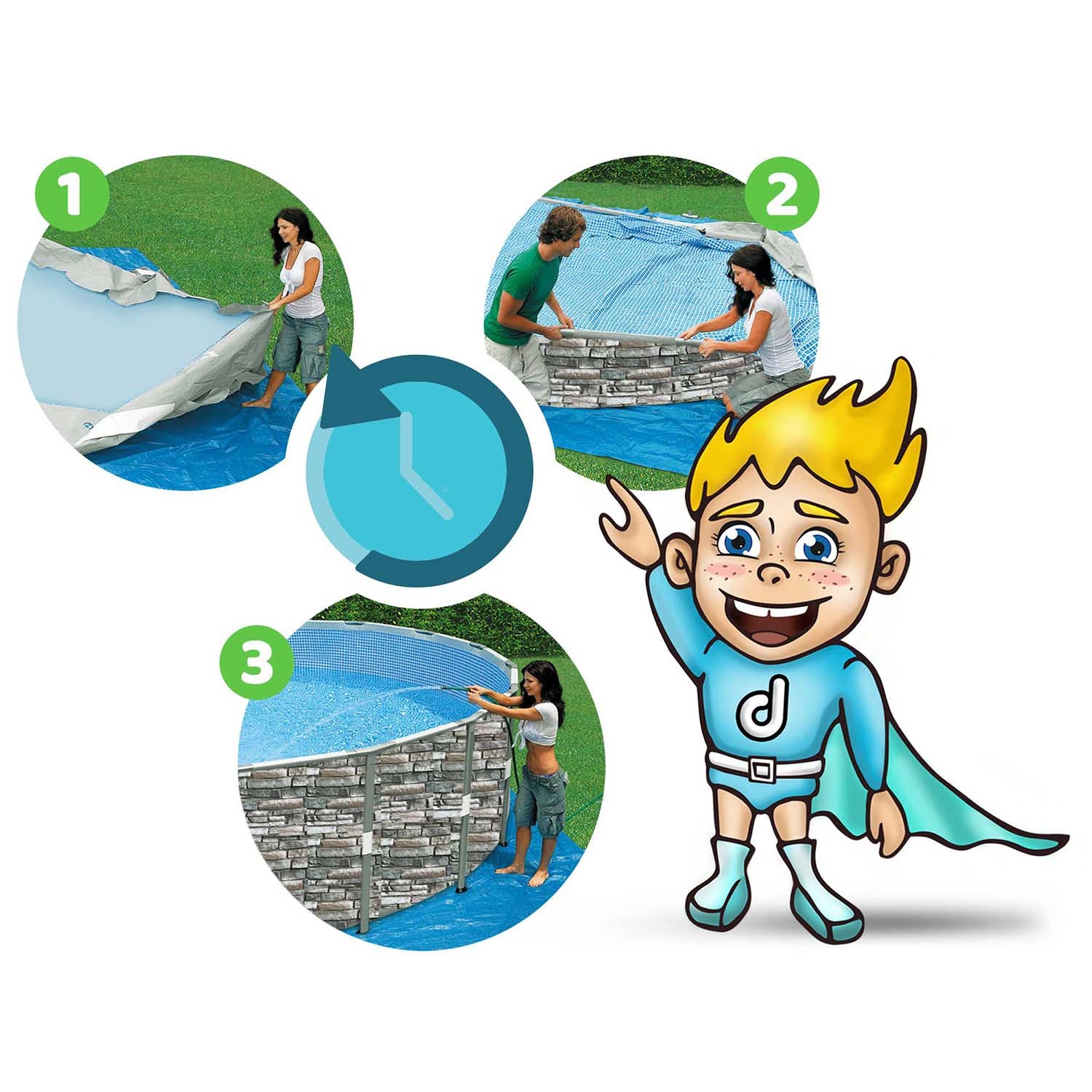 Raamiga aiabassein 488 x 122 cm 12-ühes Bestway 56966 - Image 7