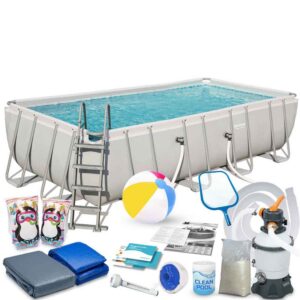 Raamiga aiabassein 488 x 244 x 122 cm 18-ühes Bestway 56671