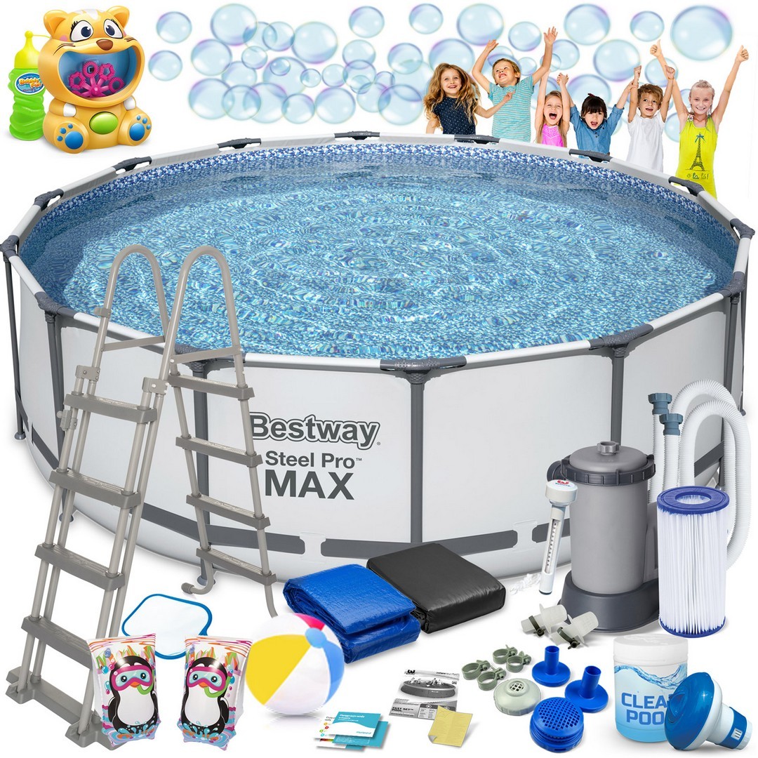 Raamiga aiabassein 488 x 122 cm 19-in-1 Bestway 5612Z + mullimasin TASUTA