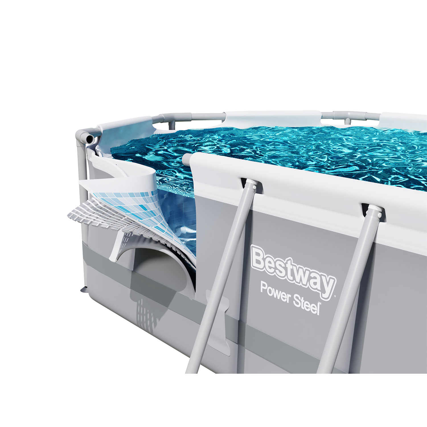 Raamiga aiabassein 488 x 305 x 107 cm 18-ühes Bestway 56448 - Image 7