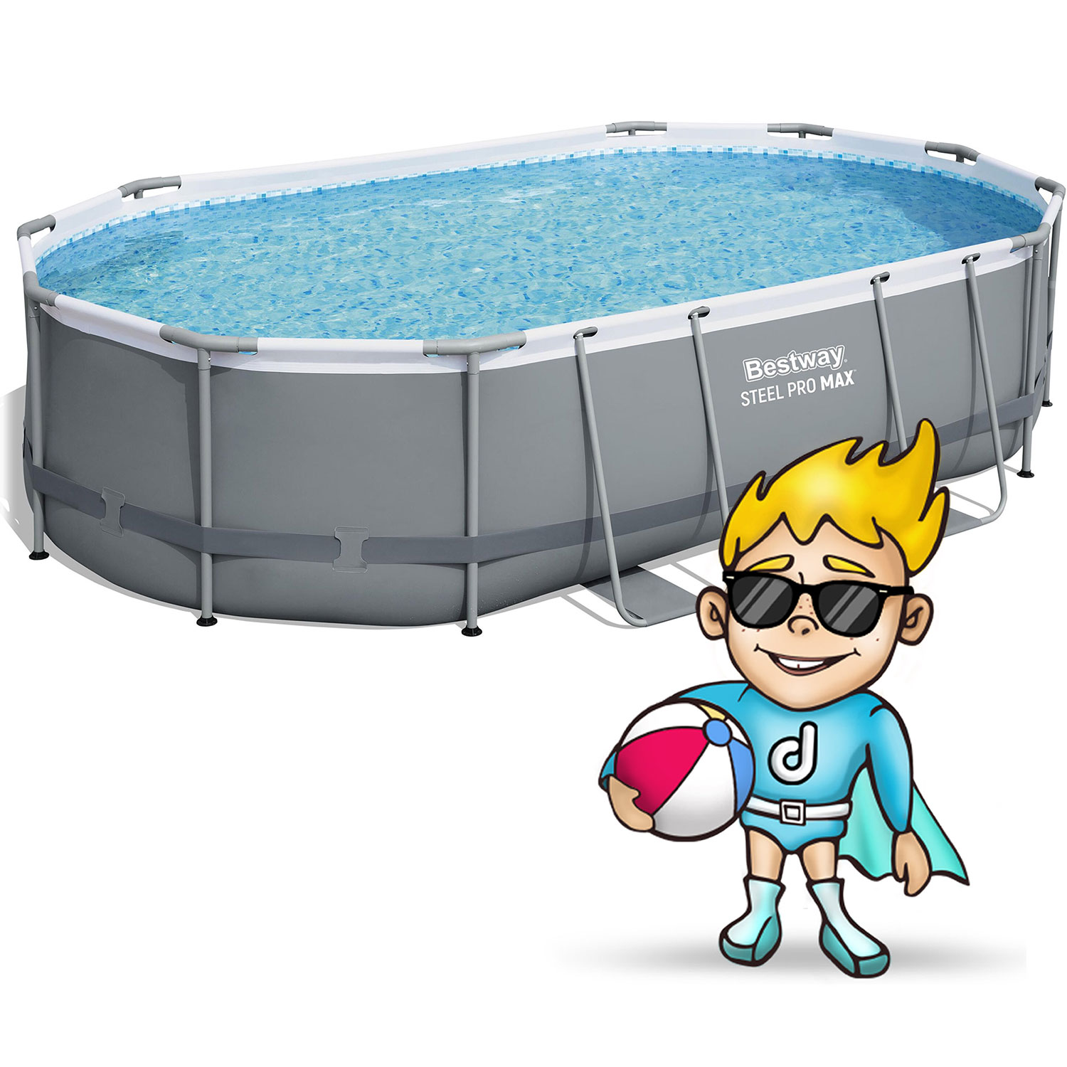 Raamiga aiabassein 488 x 305 x 107 cm 12-ühes Bestway 56448 - Image 11