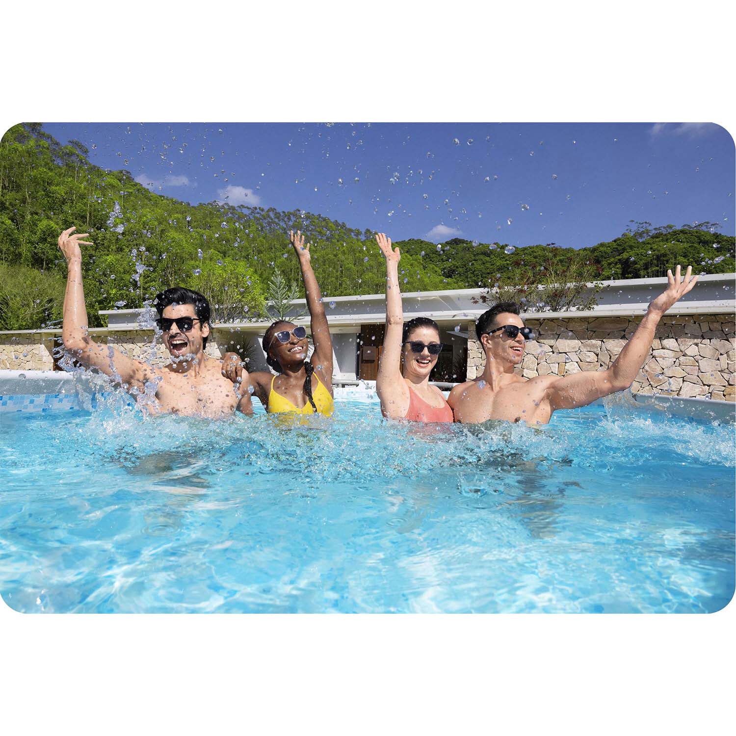 Raamiga aiabassein 488 x 305 x 107 cm 12-ühes Bestway 56448 - Image 7