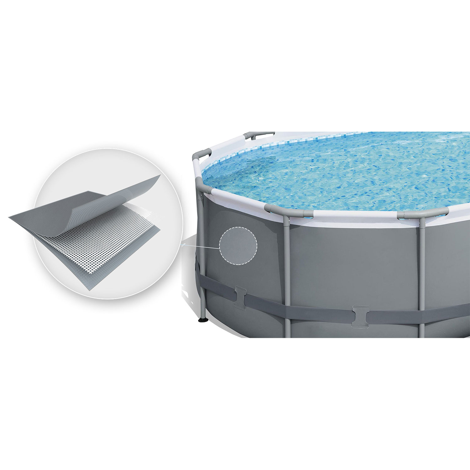 Raamiga aiabassein 488 x 305 x 107 cm 12-ühes Bestway 56448 - Image 4