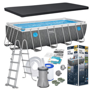 Raamiga aiabassein 488 x 244 x 122 cm 10-ühes Bestway 561MB