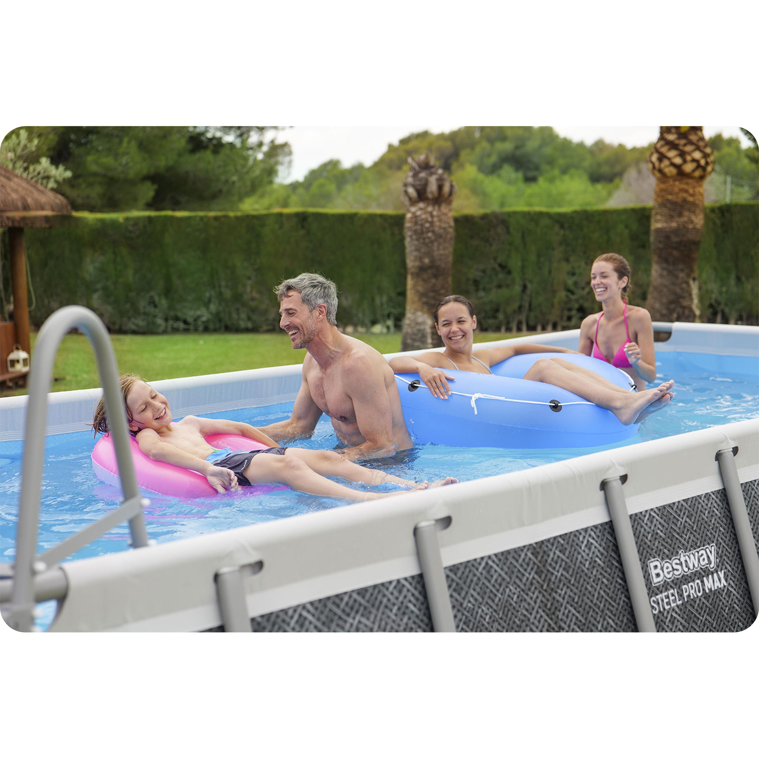 Raamiga aiabassein 488 x 244 x 122 cm 10-ühes Bestway 561MB - Image 10