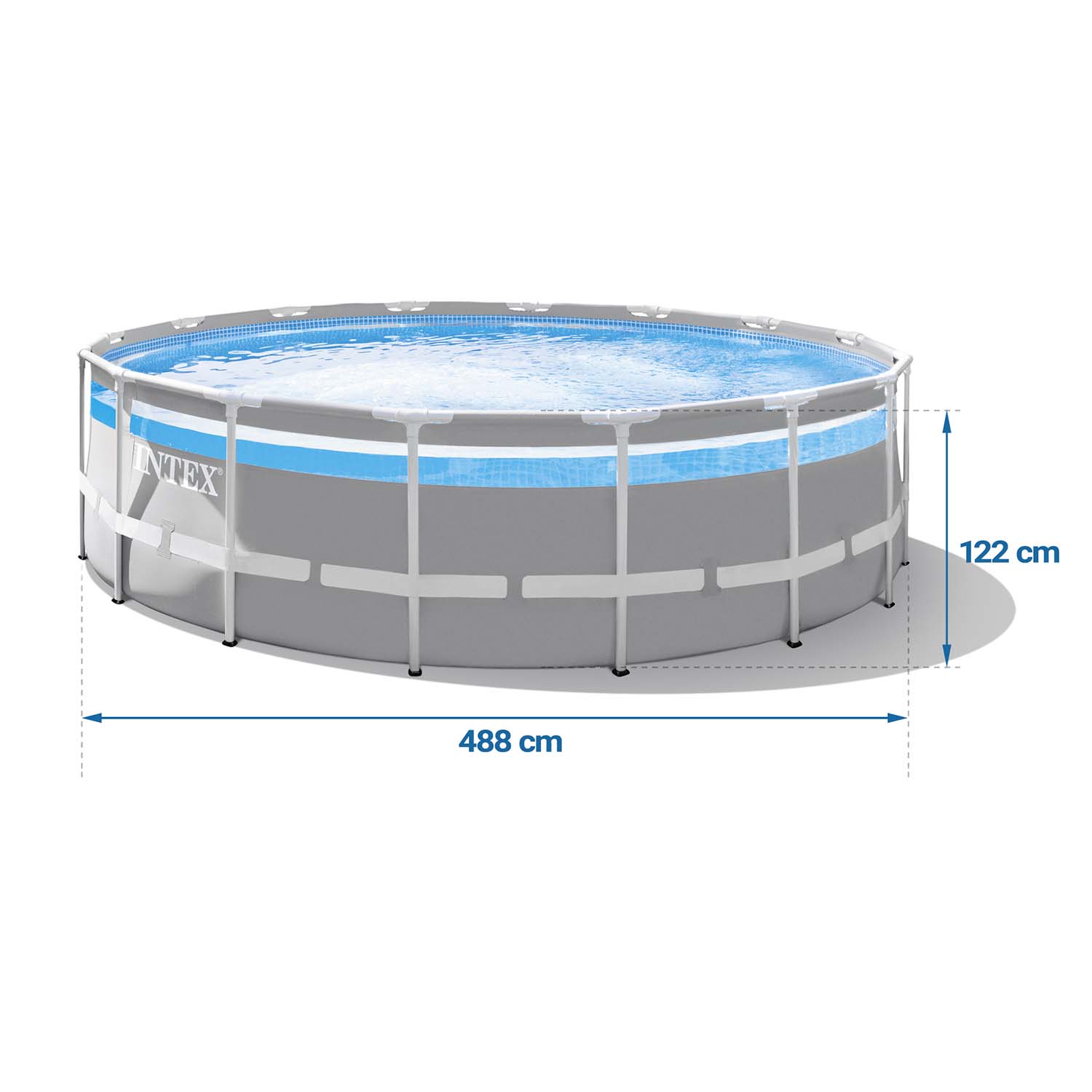 Raamiga aiabassein 488 x 122 cm 11 ühes INTEX 26730 - Image 7