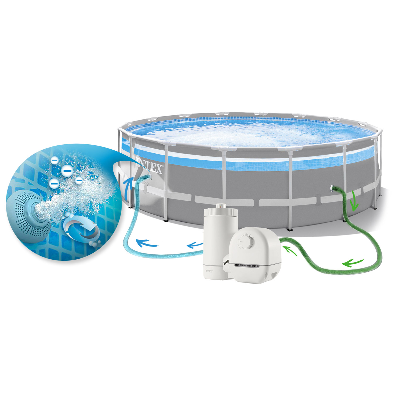 Raamiga aiabassein 488 x 122 cm 21 1 INTEX 26730 - Image 7