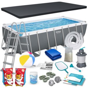 Raamiga aiabassein 488x244x122 cm 18in1 Bestway 56671N
