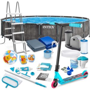 Raamiga aiabassein 549 x 122 cm 21 in 1 INTEX 26744 + TASUTA tõukeratas