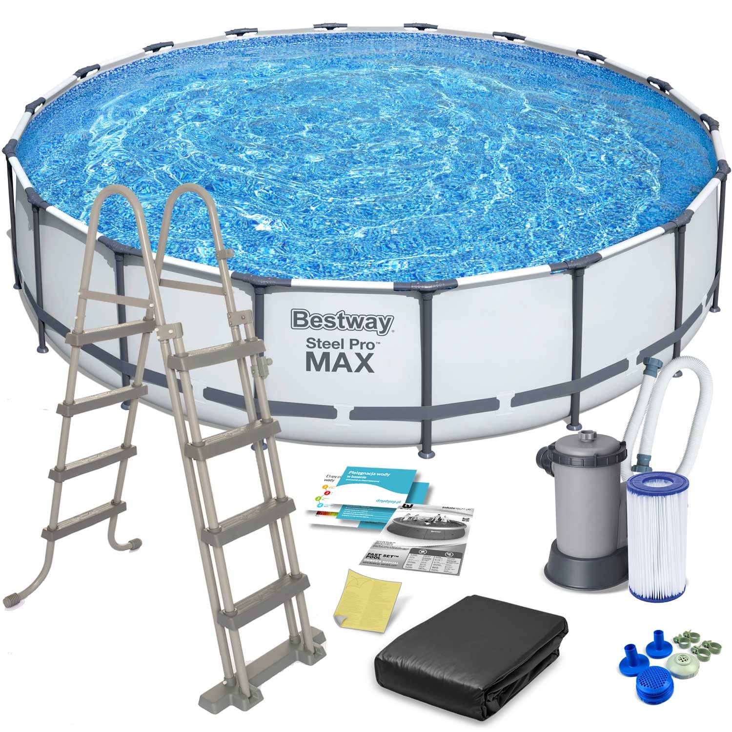 Raamiga aiabassein 549 x 122 cm 11 ühes Bestway 56462