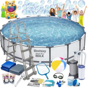 Raamiga aiabassein 549 x 122 cm 18-in-1 Bestway 56462 + mullimasin TASUTA