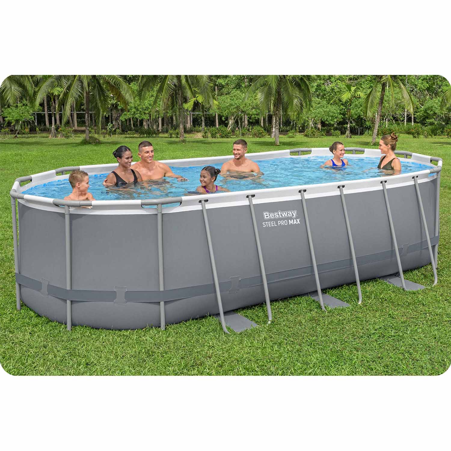 Raamiga aiabassein 549 x 274 x 122 cm 17-ühes Bestway 56710 - Image 7