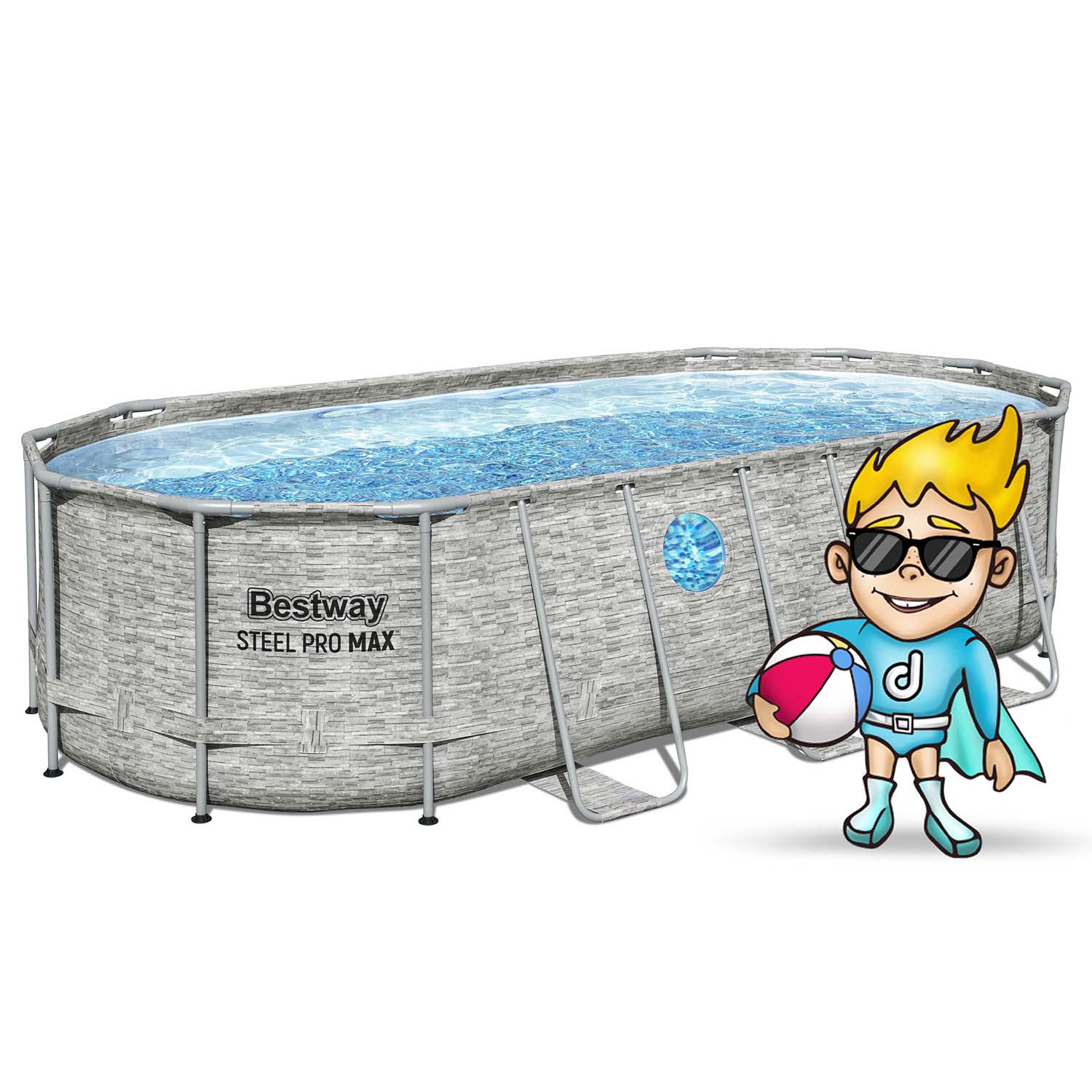 Raamiga aiabassein 549 x 274 x 122 cm 12 ühes Bestway 56716N - Image 12