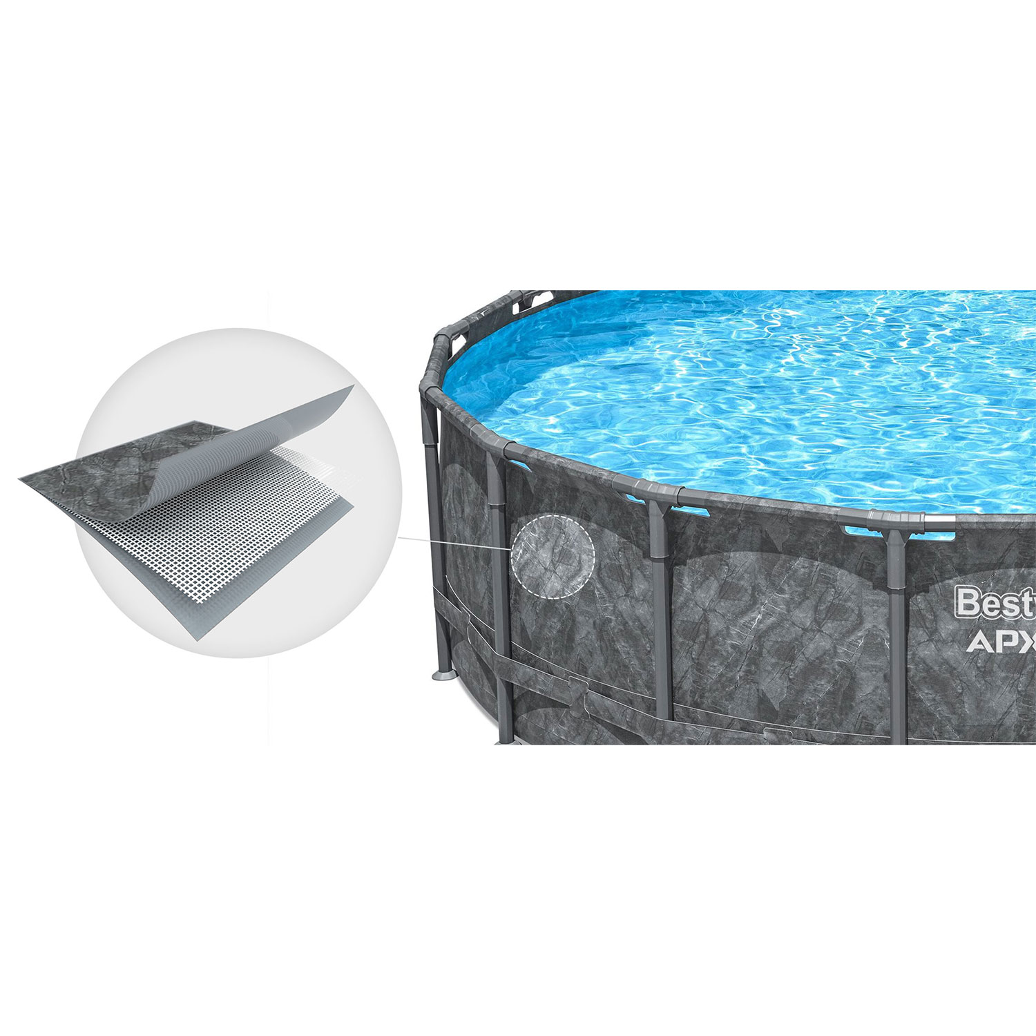 Raamiga aiabassein 549 x 132 cm 11-ühes Bestway 561KC - Image 3