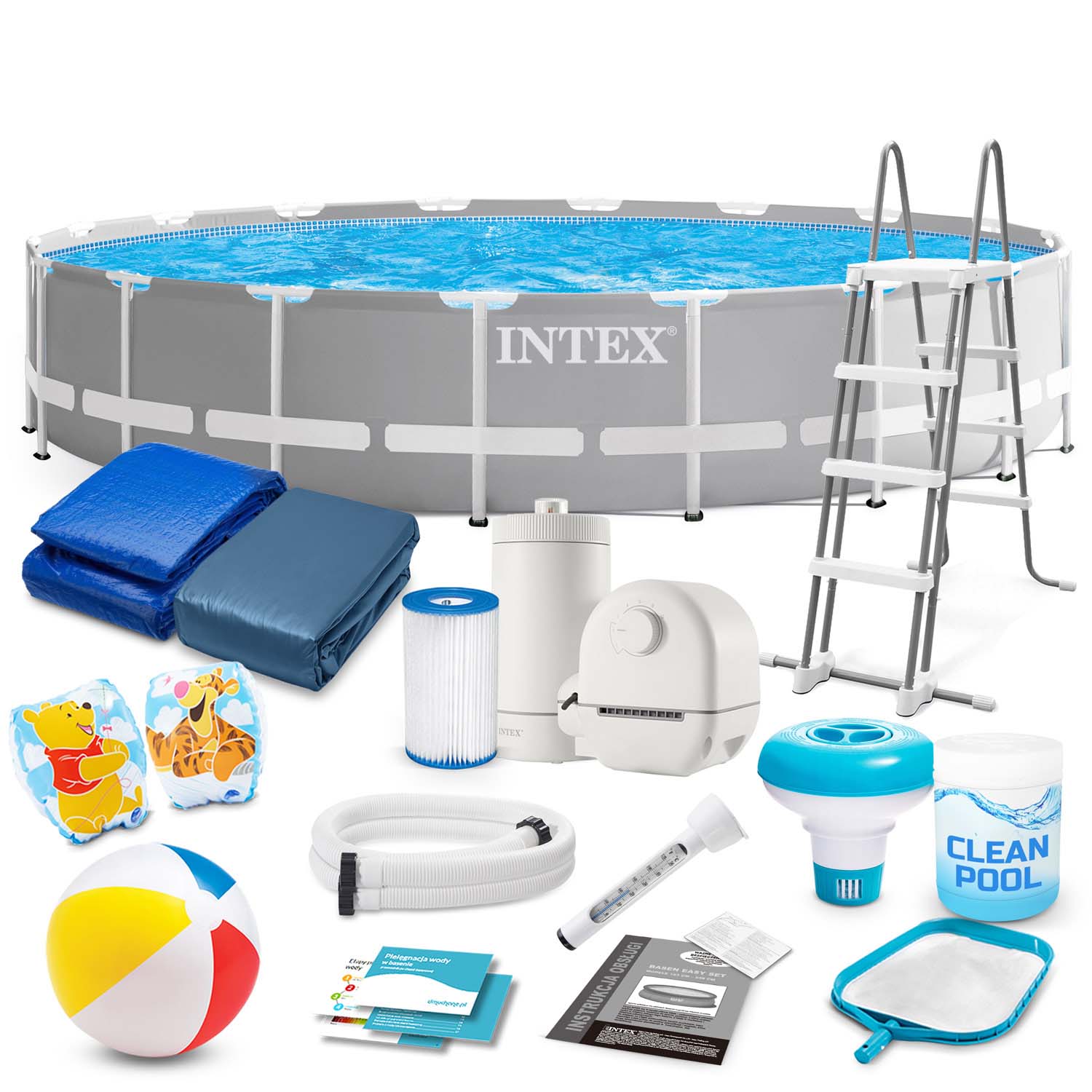 Raamiga aiabassein 549 x 122 cm 18 in 1 INTEX 26732